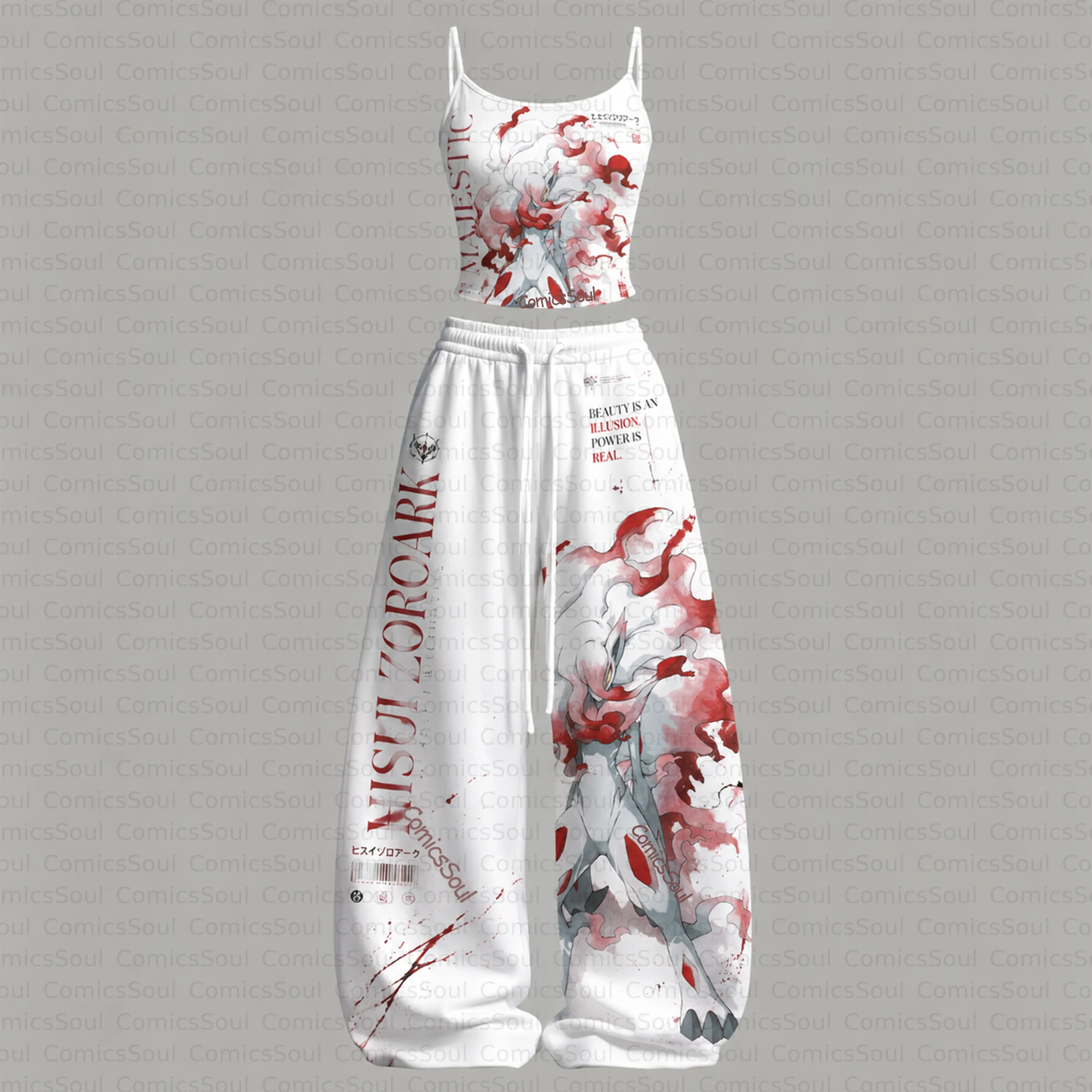 Pokémon Top & Elasticated Trousers Two-Piece Set TeeThreads Sustain the Scene with Custom Apparel