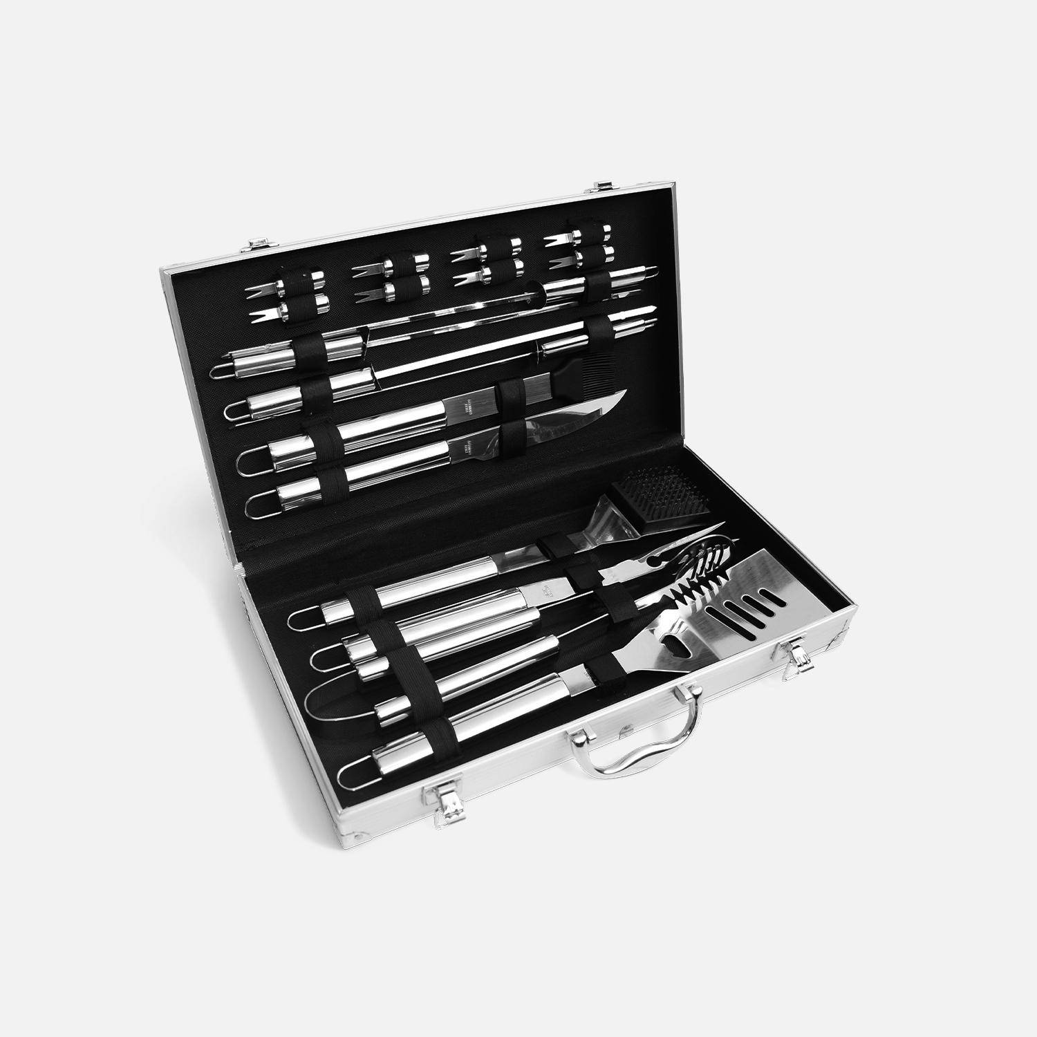 Estuche para utensilios - Estuche para utensilios de barbacoa de 18 piezas