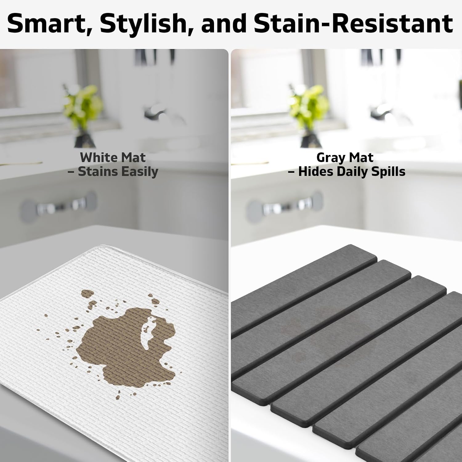 Large Stone Dish Drying Mat for Kitchen Counter – 24