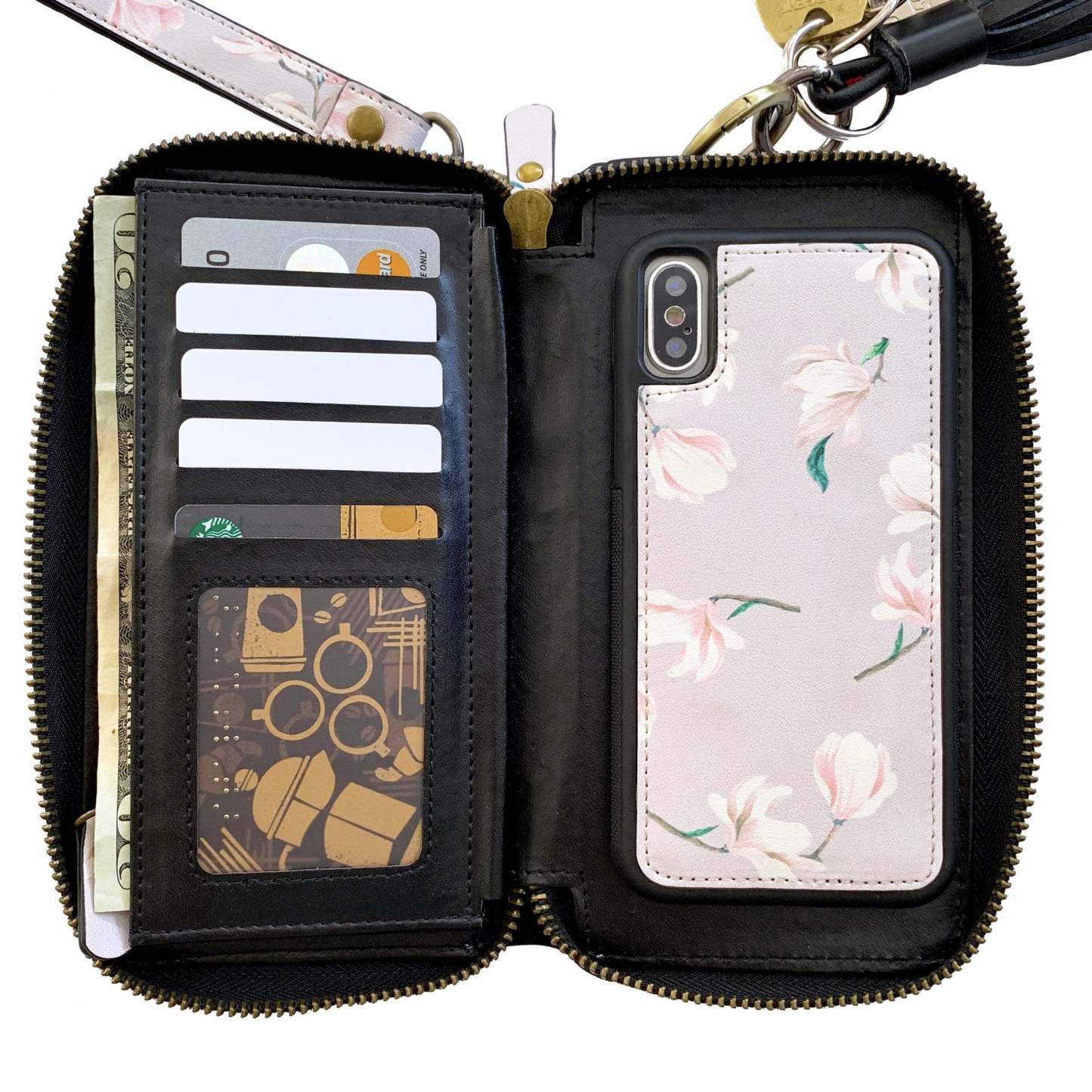 Ultimate Wristlet Phone Case in Baby Magnolia