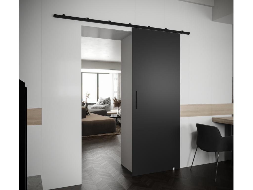 Puertas correderas Zonda I 90x204 cm (Negro)