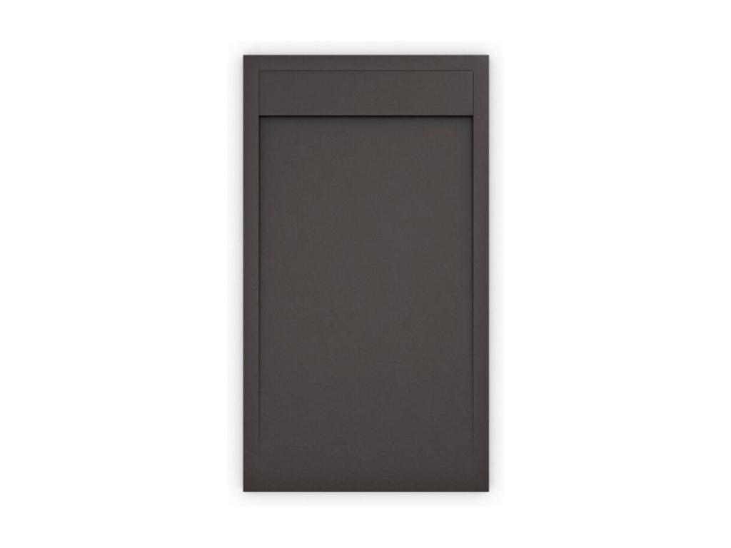 Plato de ducha ambiente grafito - 70x170cm - resina con cargas minerales