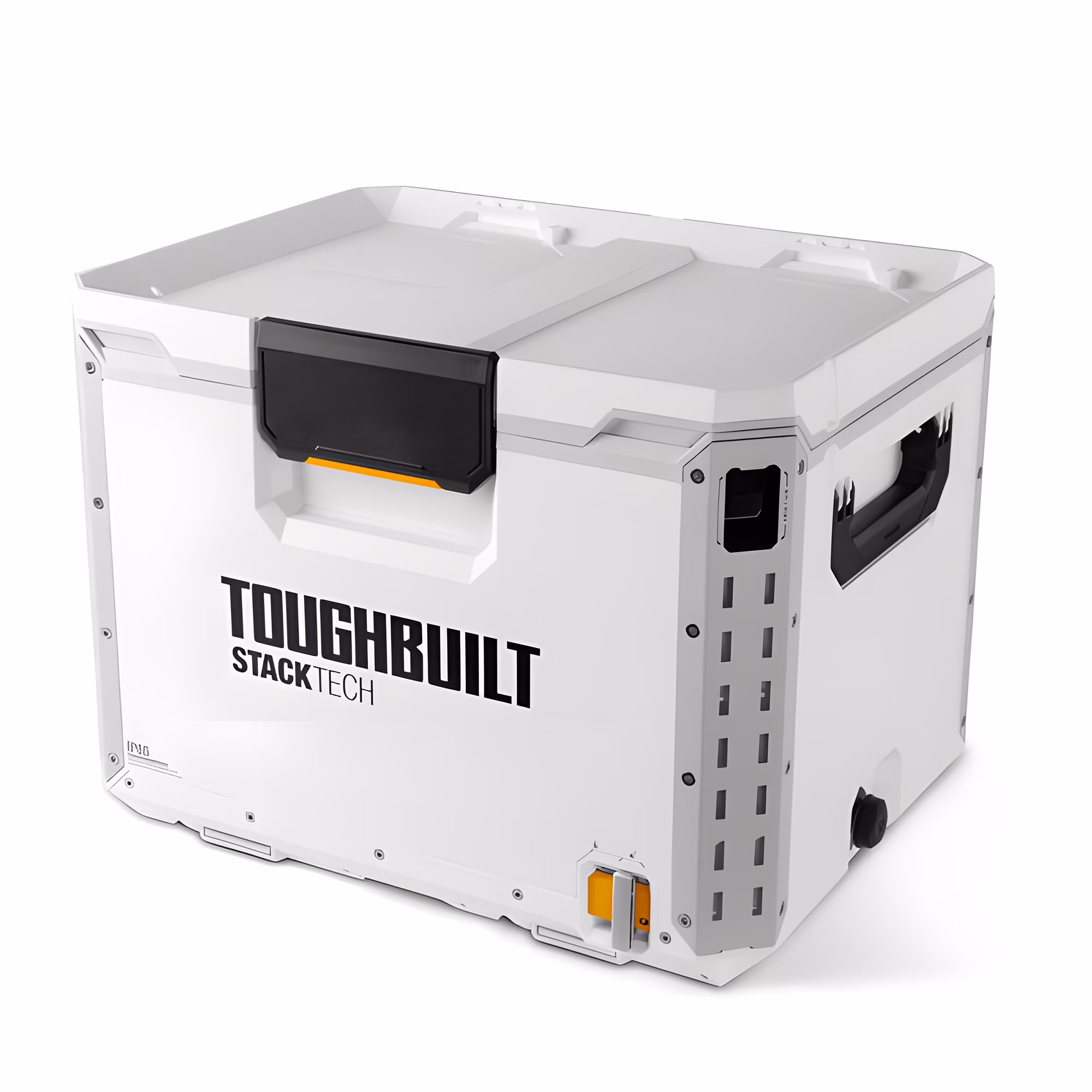 ToughBuilt StackTech Compact Cooler, Stackable 16 Quart Hard Shell Ice Chest, White