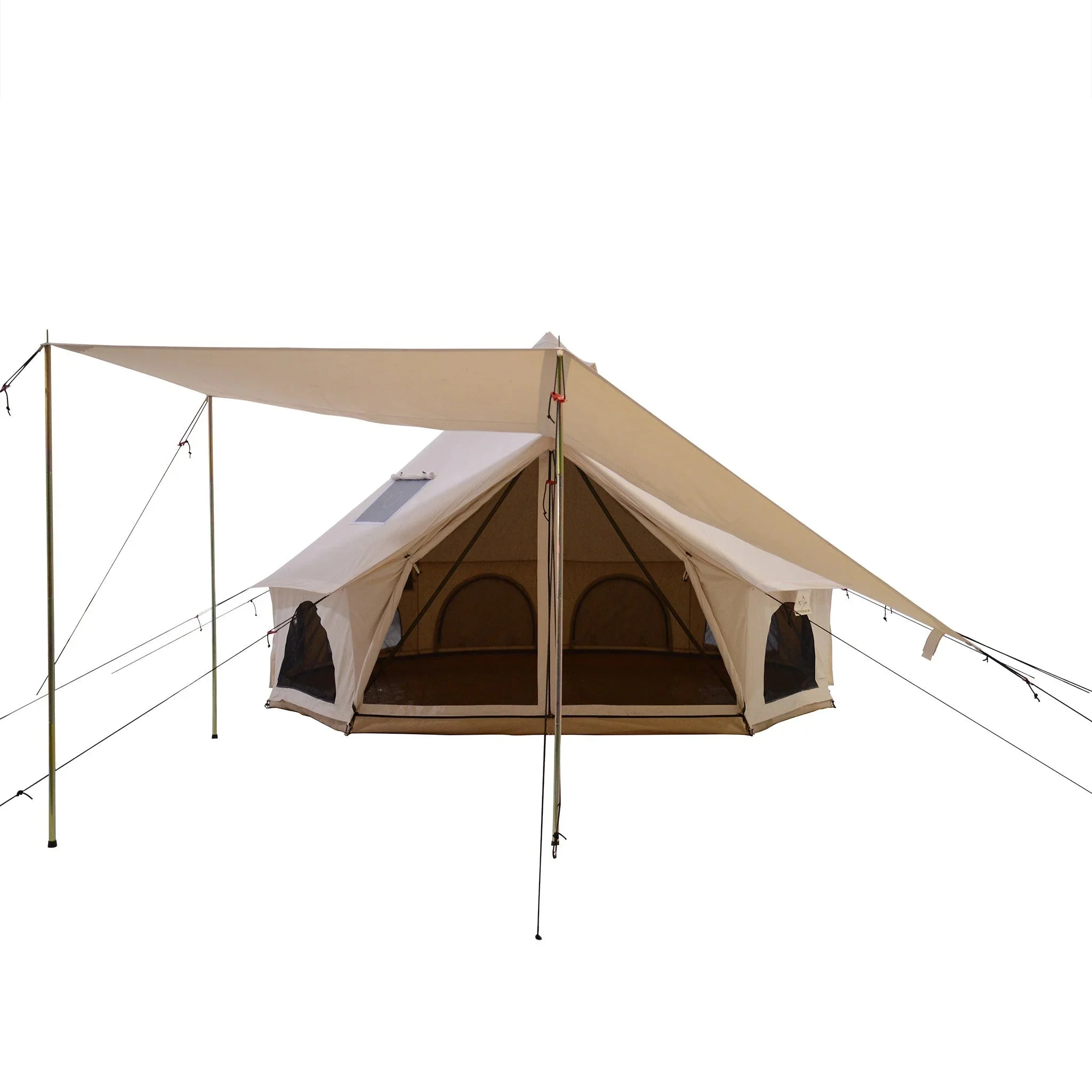 White Duck Outdoors Regatta Bell Tent Awning, Desert Red, 10 ft - Complete Canopy With Poles - Image 16 White Duck Outdoors Regatta Bell Tent Awning, Desert Red, 10 ft - Complete Canopy With Poles - Image 16