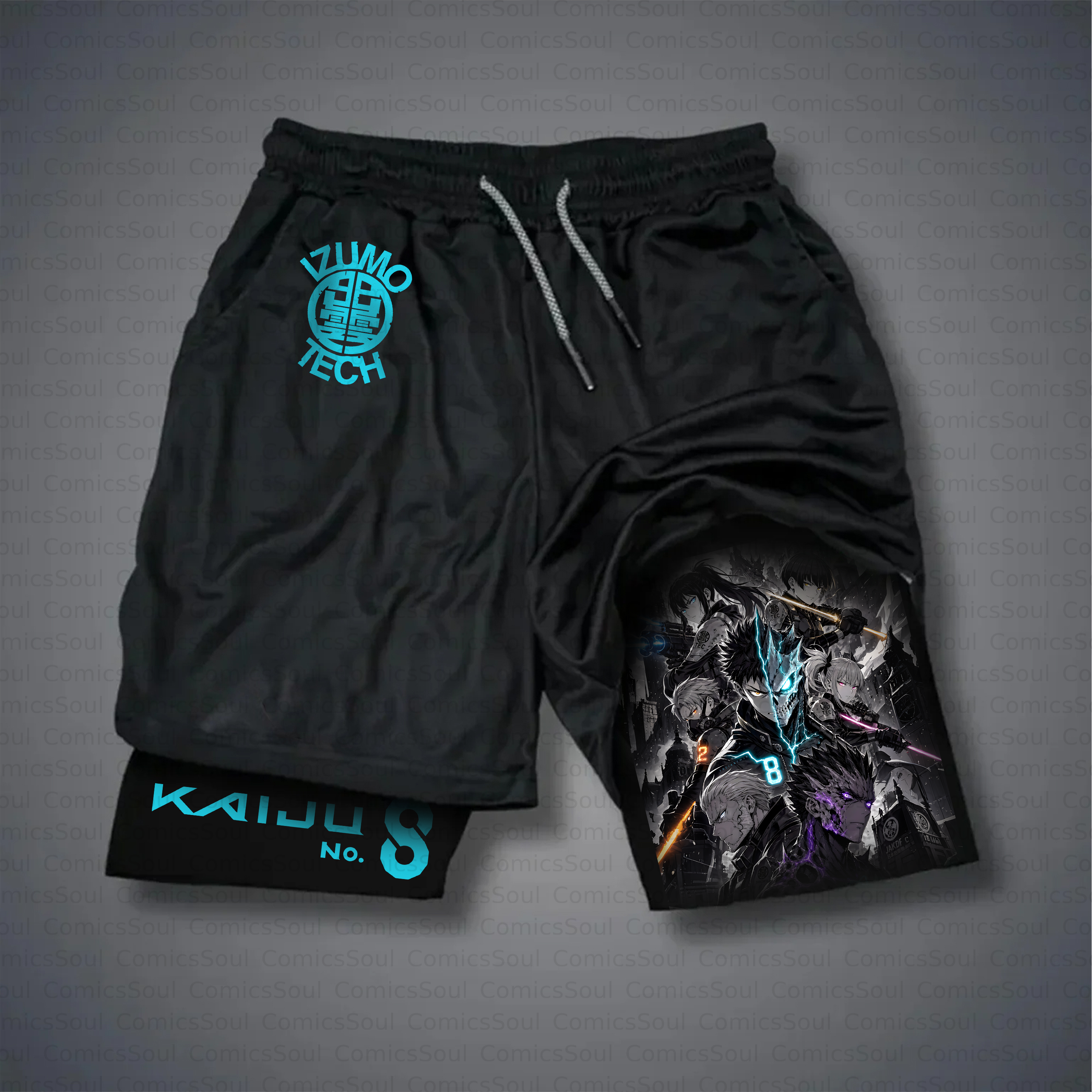 Unisex Casual Anime Style Shorts