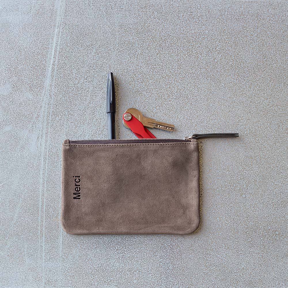 Merci - Pochette en daim - Saloon