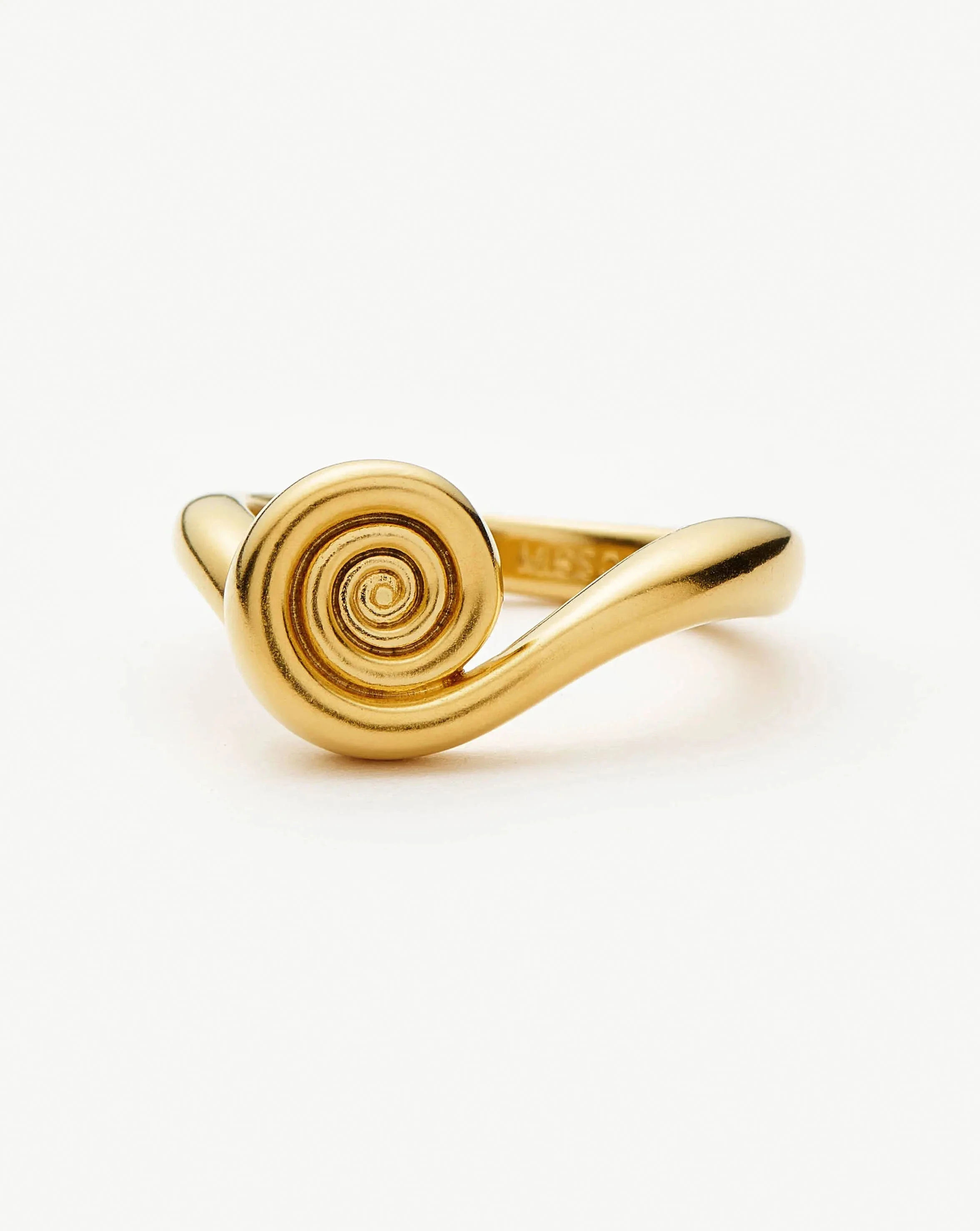 Spiral Stacking Ring | 18ct Gold Plated