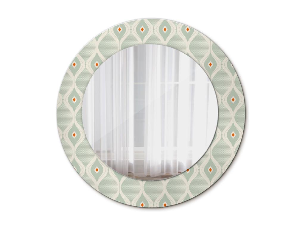 Espejo decorativo redondo - Modelo vintage clásico - 50 cm