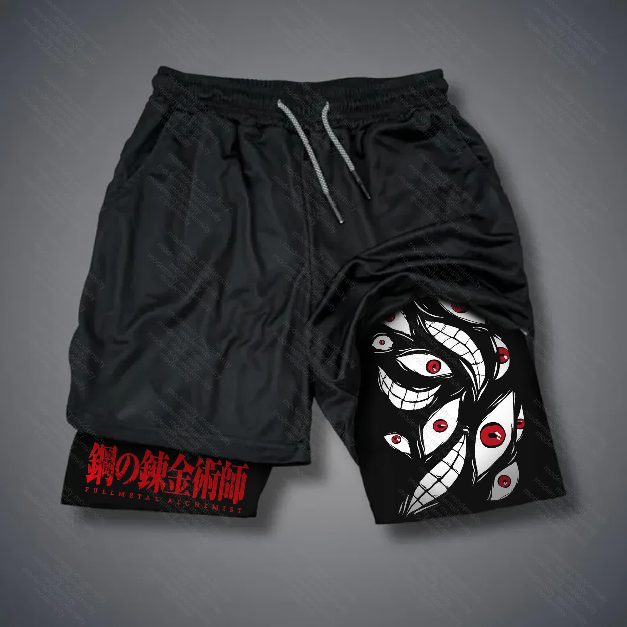 Unisex  “Comicssoul” Casual Anime Streetwear Shorts