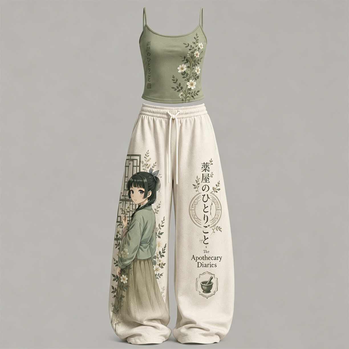 The Apothecary Diaries Top & Elasticated Trousers Two-Piece Set