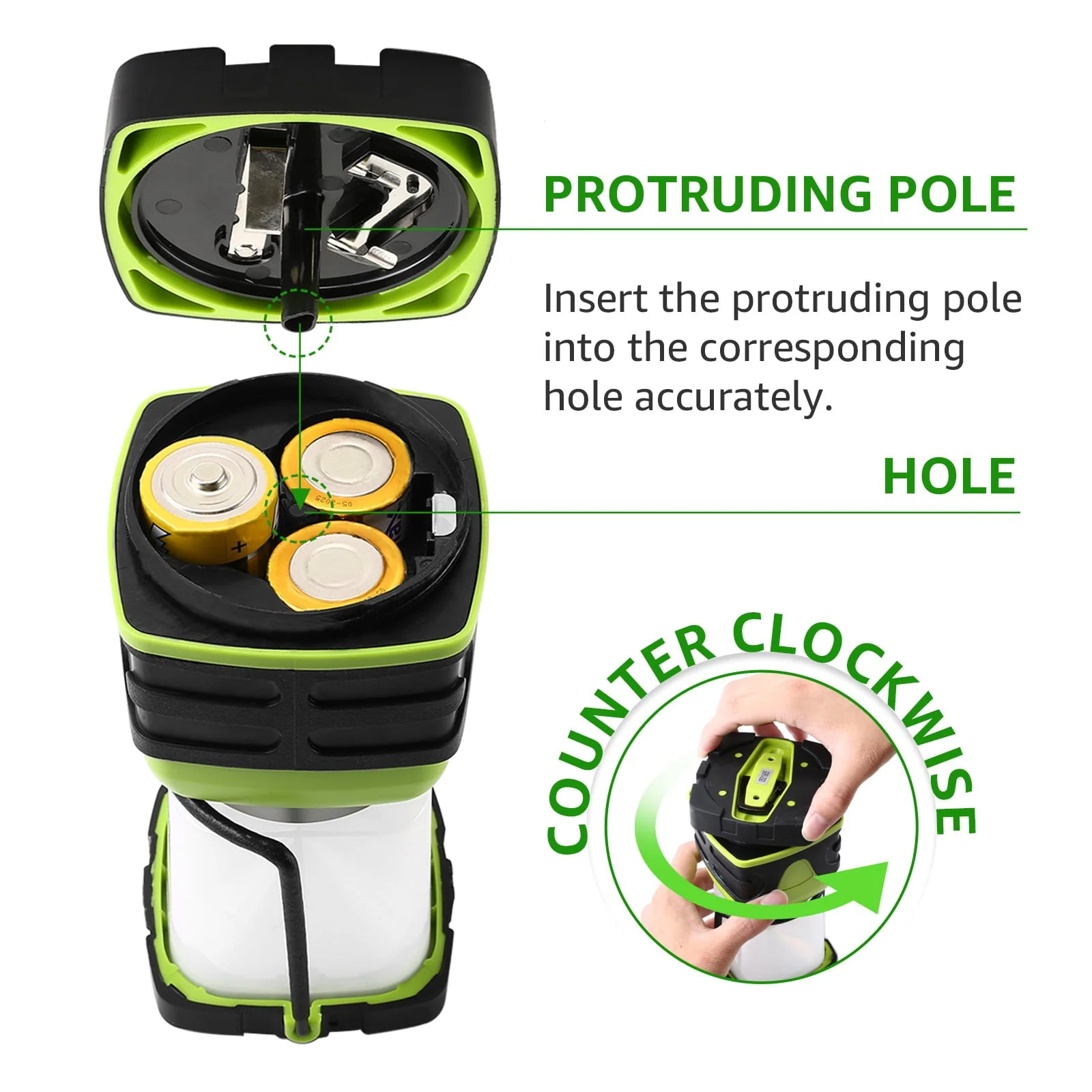 Lepro 2-Pack LED Camping Lanterns, 1000LM Battery Powered Camping Tent Light , 4 Light Modes and IPX4 Waterproof , Perfect Camping Accessories for Hurricane, Emergency, Survival Kits, Hiking, Fishing - Image 9
