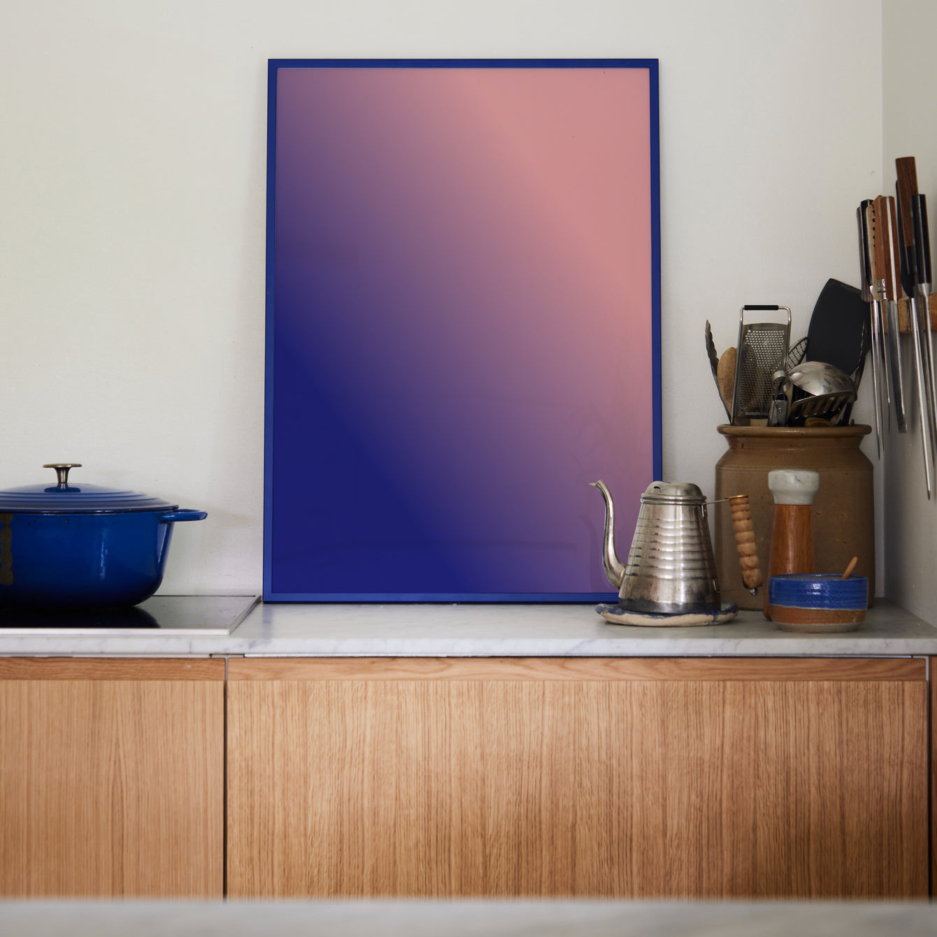 Paper Collective Absorb 03 Poster 50 x 70 cm - Purple / Blue