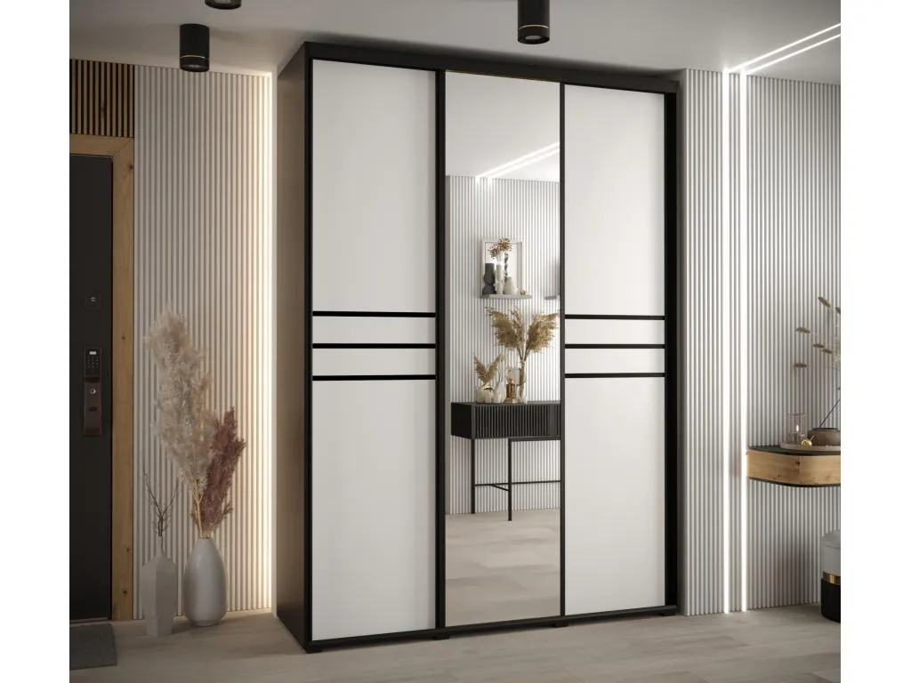 ARMARIO CON PUERTAS BATIENTES 235.2/180/45 3 puertas rojm81736