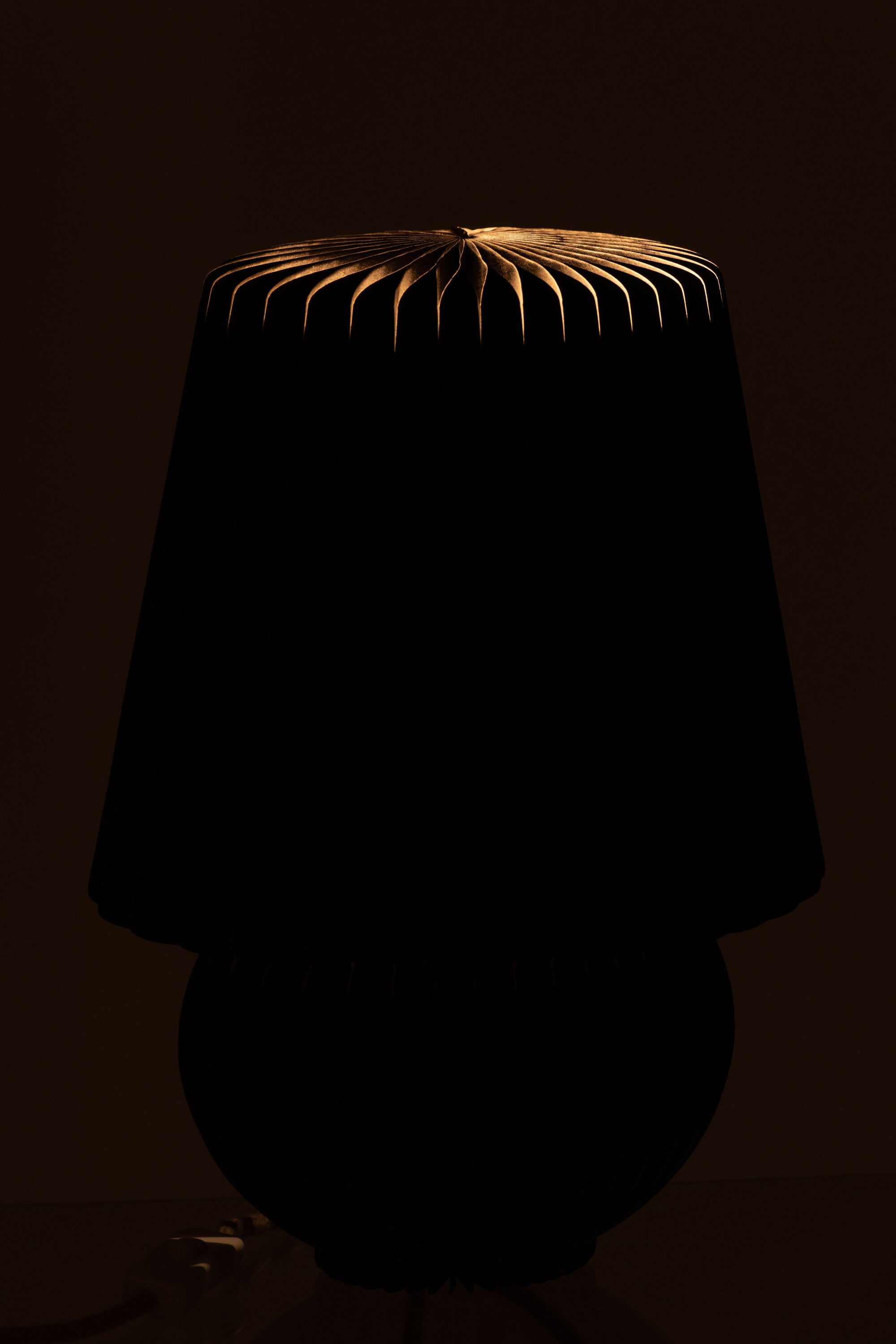 J-Line windlicht Cindy Craquelé - glas - zilver - medium