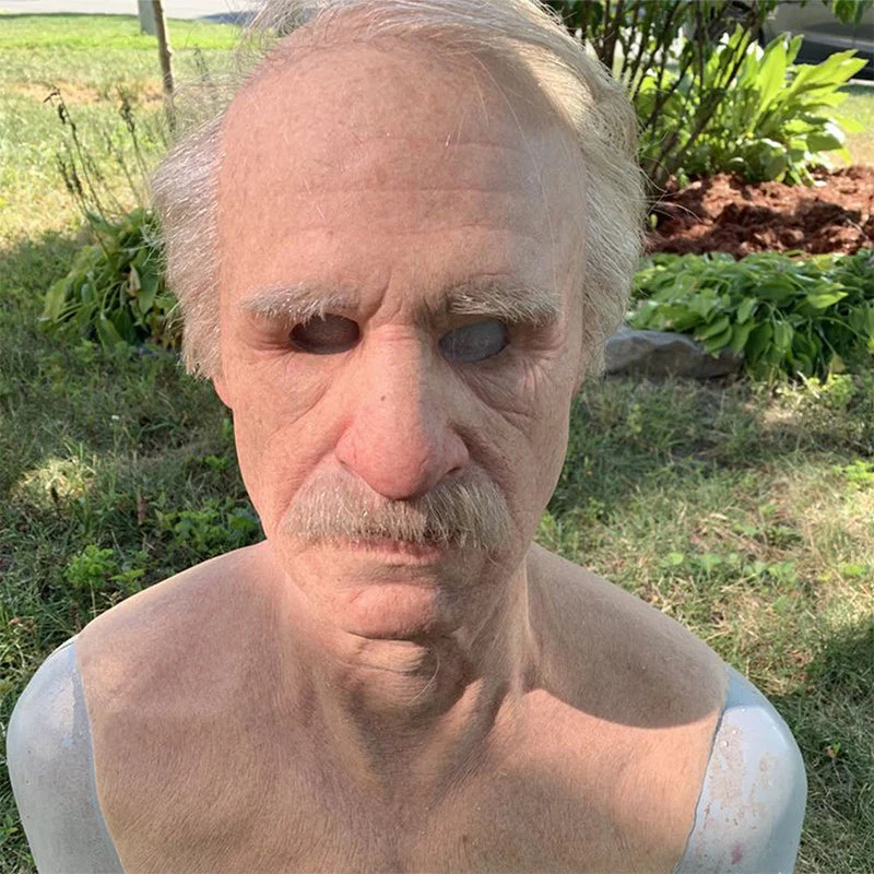 Realistic Latex Halloween Mask for Adults - Full Head Costume Mask - Image 8 Realistic Latex Halloween Mask for Adults - Full Head Costume Mask - Image 8