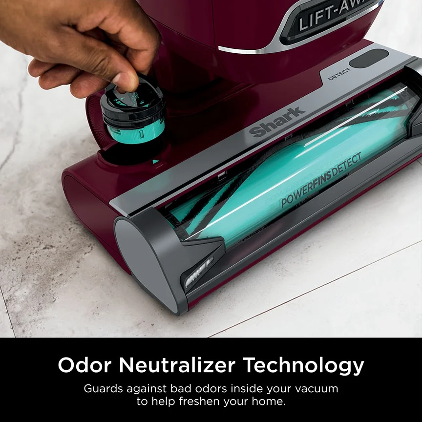 Shark Detect Lift-Away ADV Corded Upright Vacuum with PowerFins Detect, Self-Cleaning Brushroll & Odor Neutralizer Technology, LA492, Burgundy - Image 10