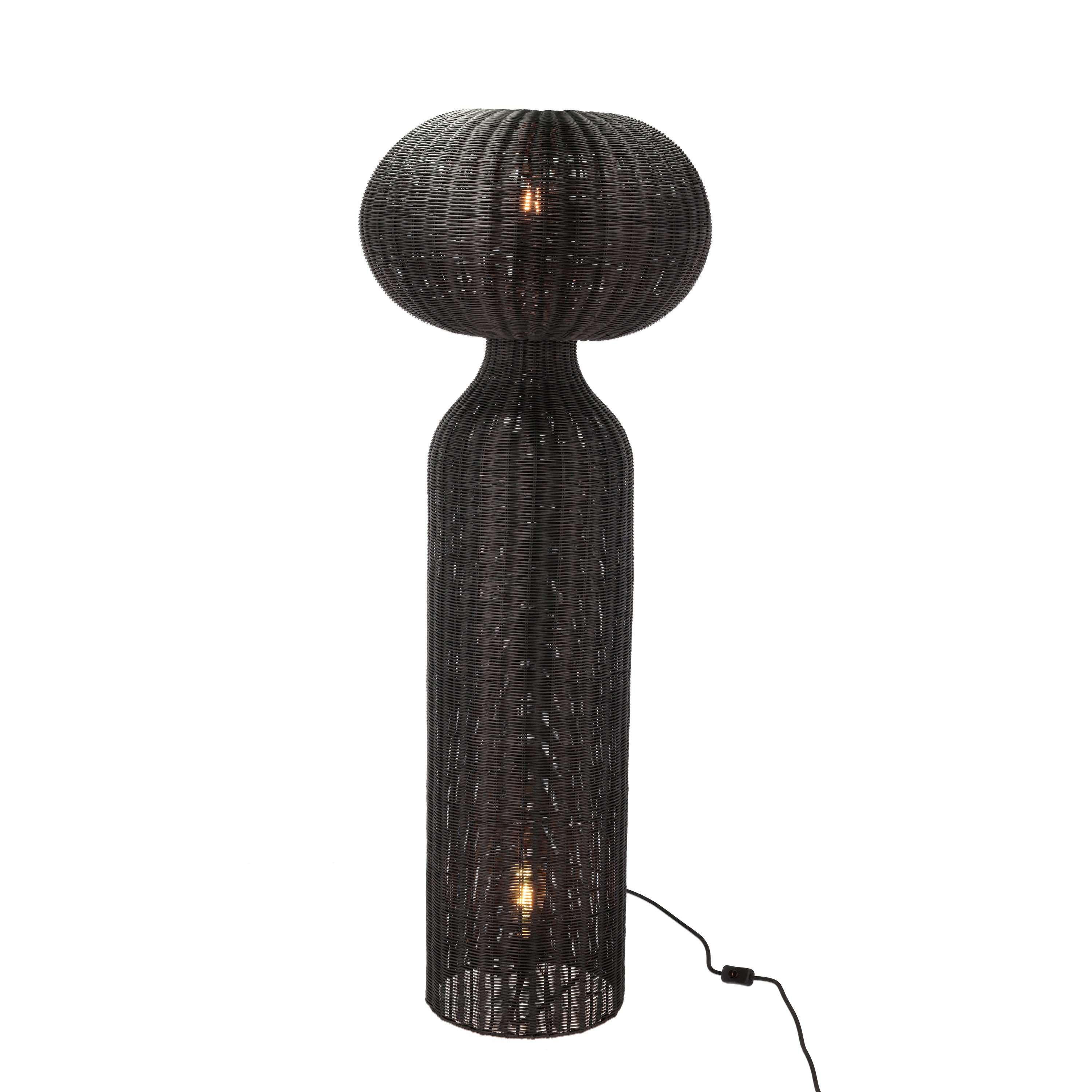 Villa Collection Werna Vloerlamp - Zwart
