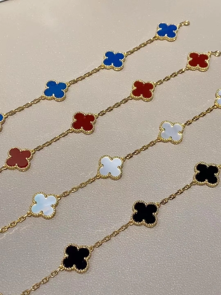 VCA Vintage Alhambra Bracelet 5 Motifs - Original Replica Club