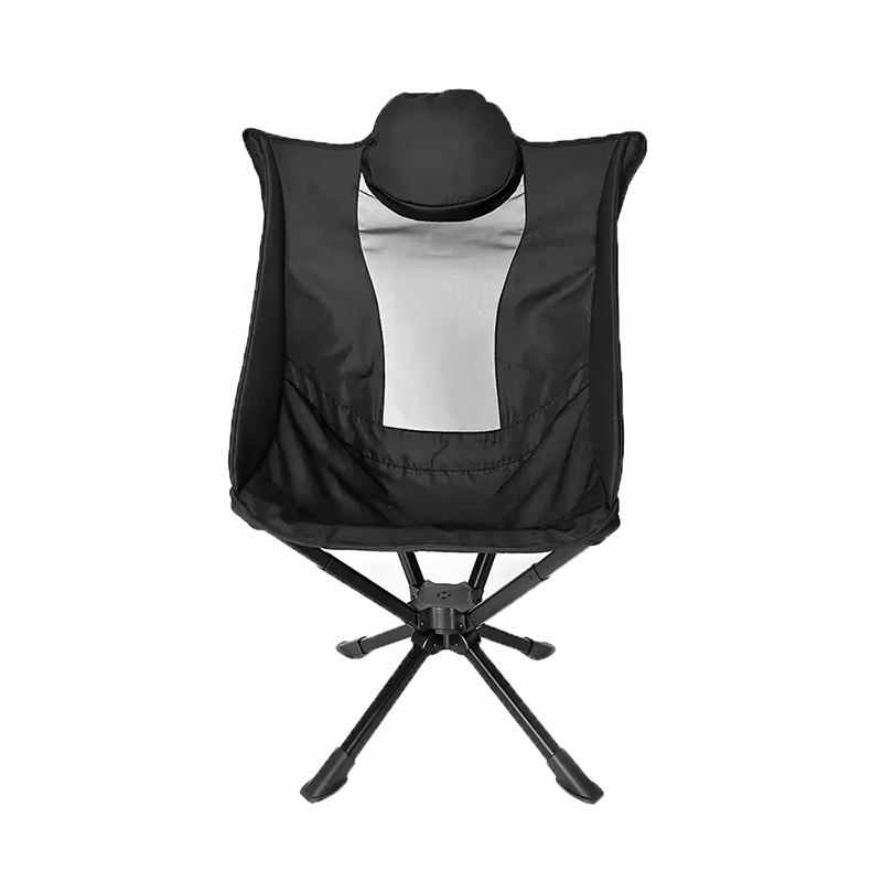 Modern 360-Degree Rotating High Backrest Ergonomic Foldable Portable Outdoor Garden Chair 600D Oxford Aluminum