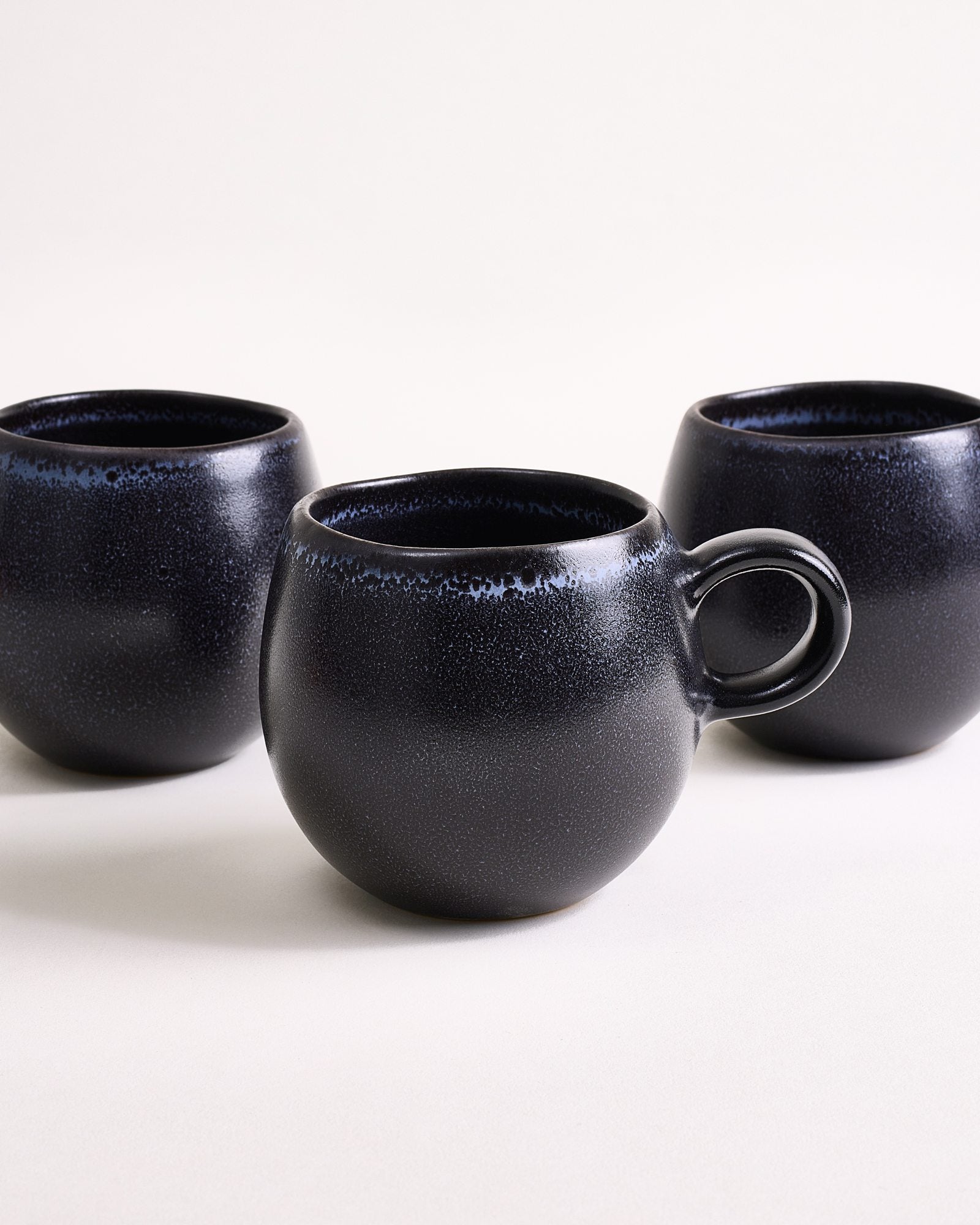 Turmalina Tasse klein schwarz 6er-Set