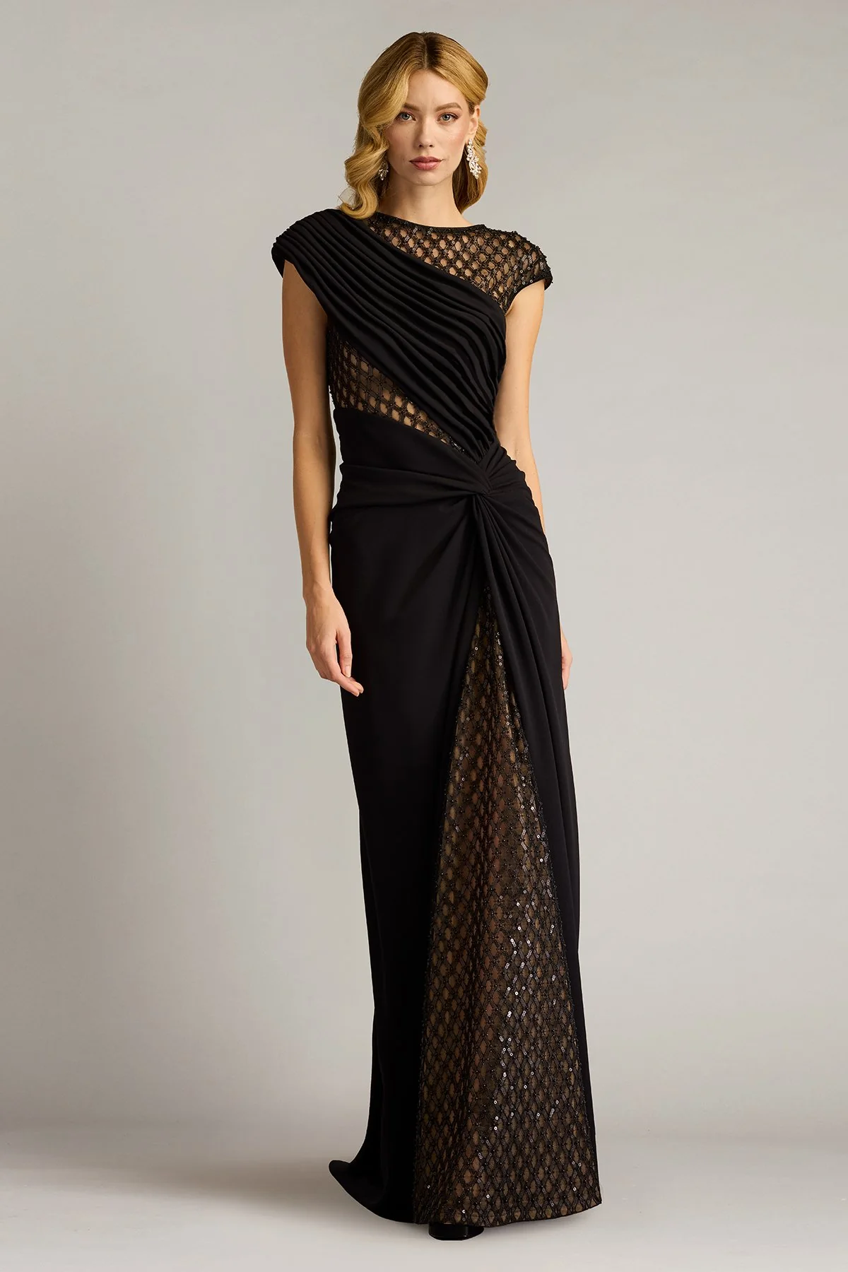 Jetta Peek-A-Boo Illusion Gown - Special Events Unlimited