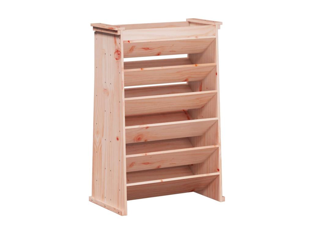 Decoratodo hierbas 6 niveles madera maciza Douglas 69x40x101,5cm