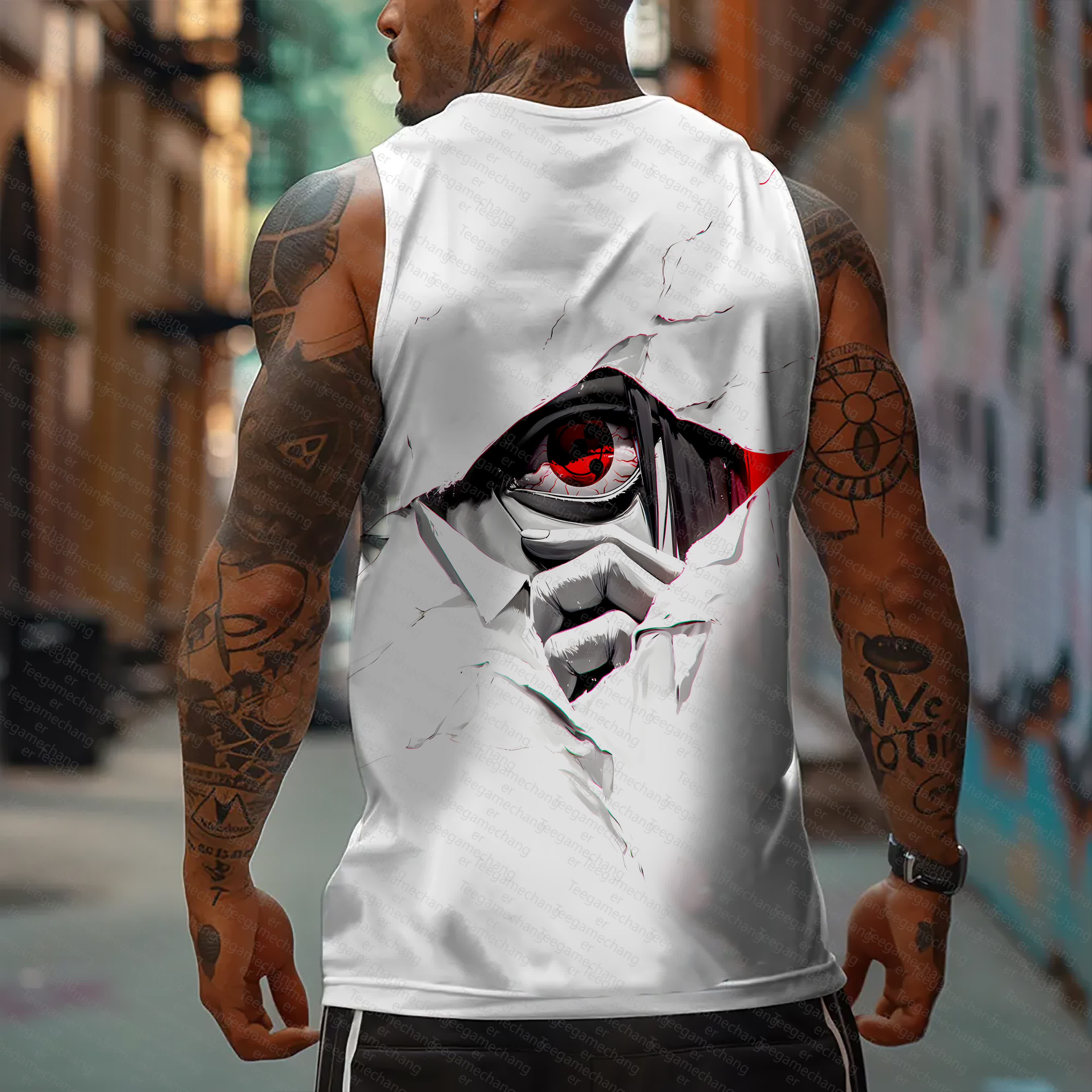 Unisex   Casual Anime  Tank Top
