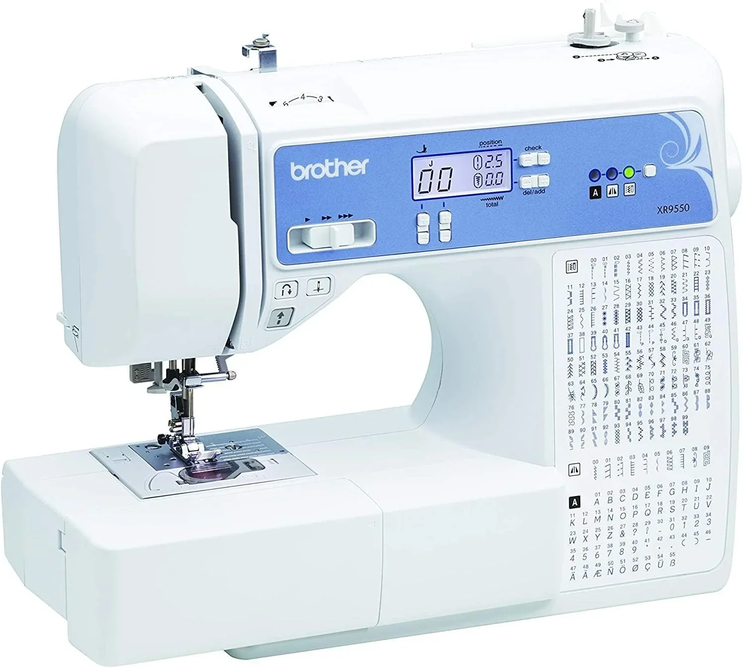 Brother Sewing and Quilting Machine Computerized 165 Built-in Stitches LCD Display Wide Table