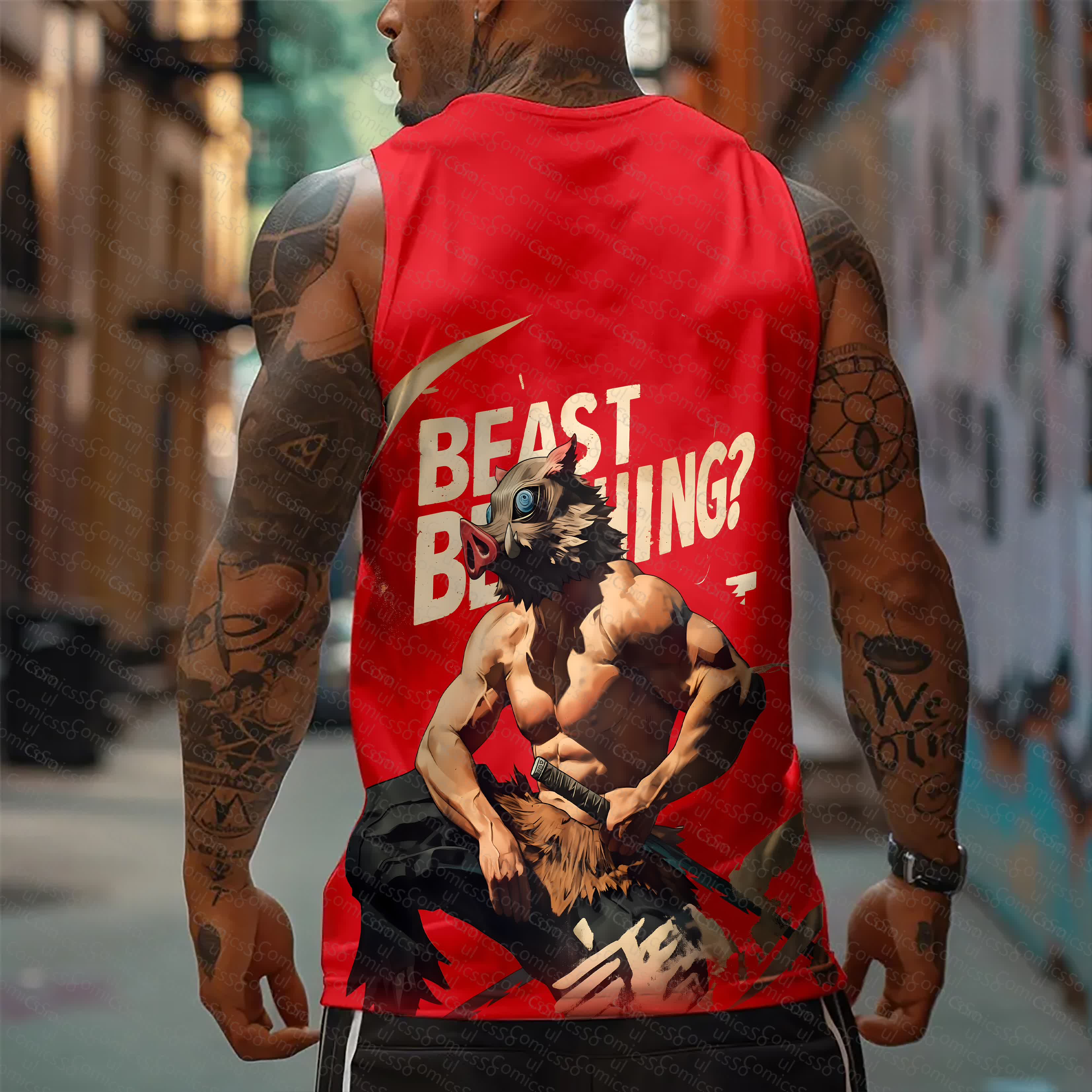 Unisex  “Comicssoul” Casual Anime  Tank Top