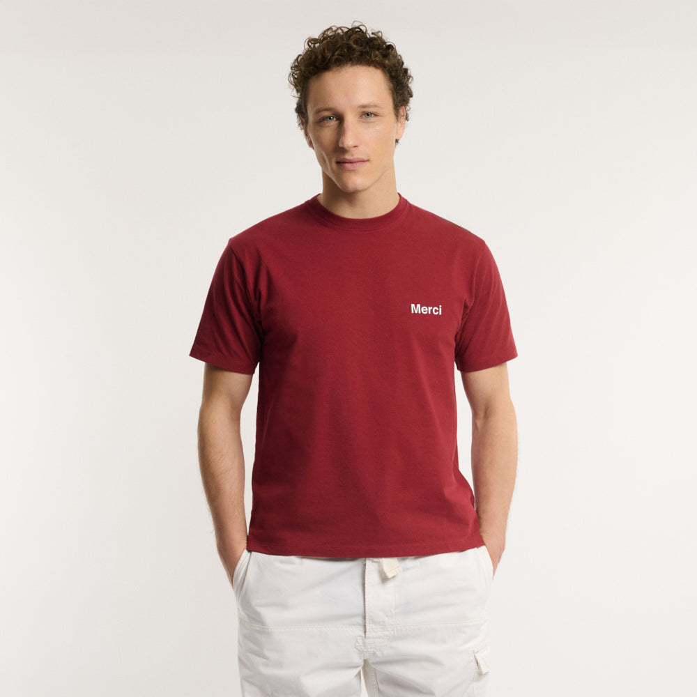 Merci - T-shirt Aurelien - Wine