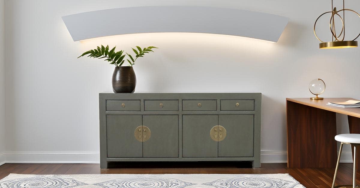 Fine Asianliving Chinees Dressoir Olijf Grijs