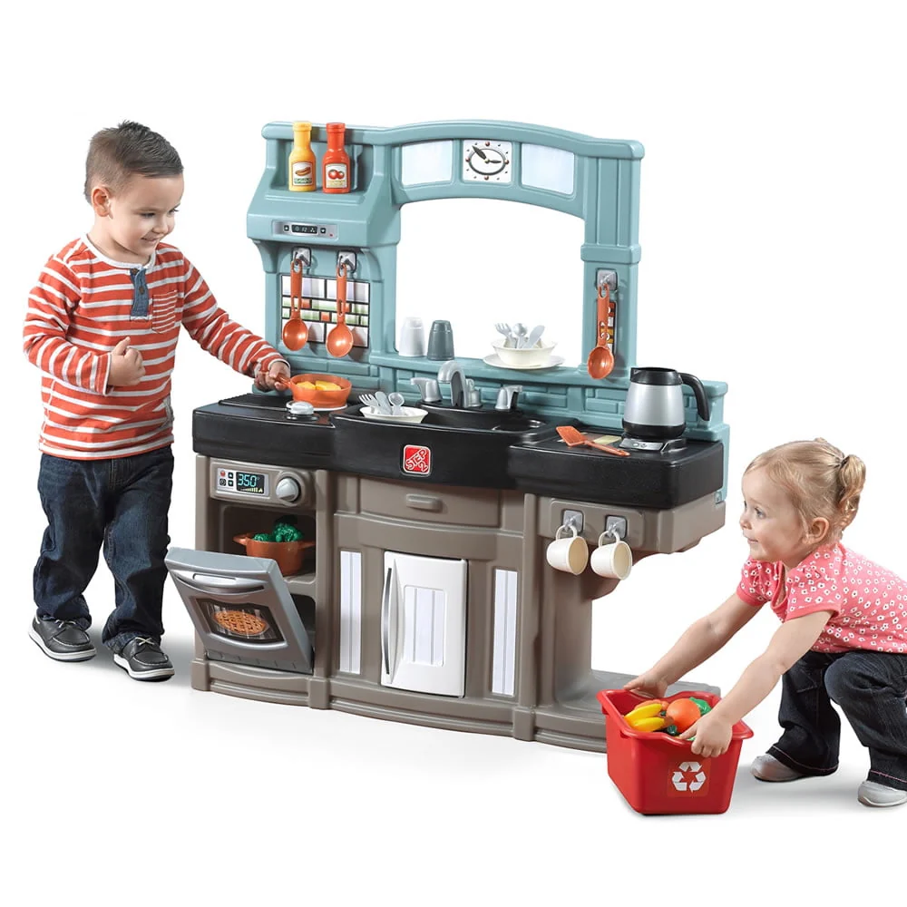 Pretend Play Kids Best Chef's Toy Cooking Kitchen Set with Accessories - Image 3