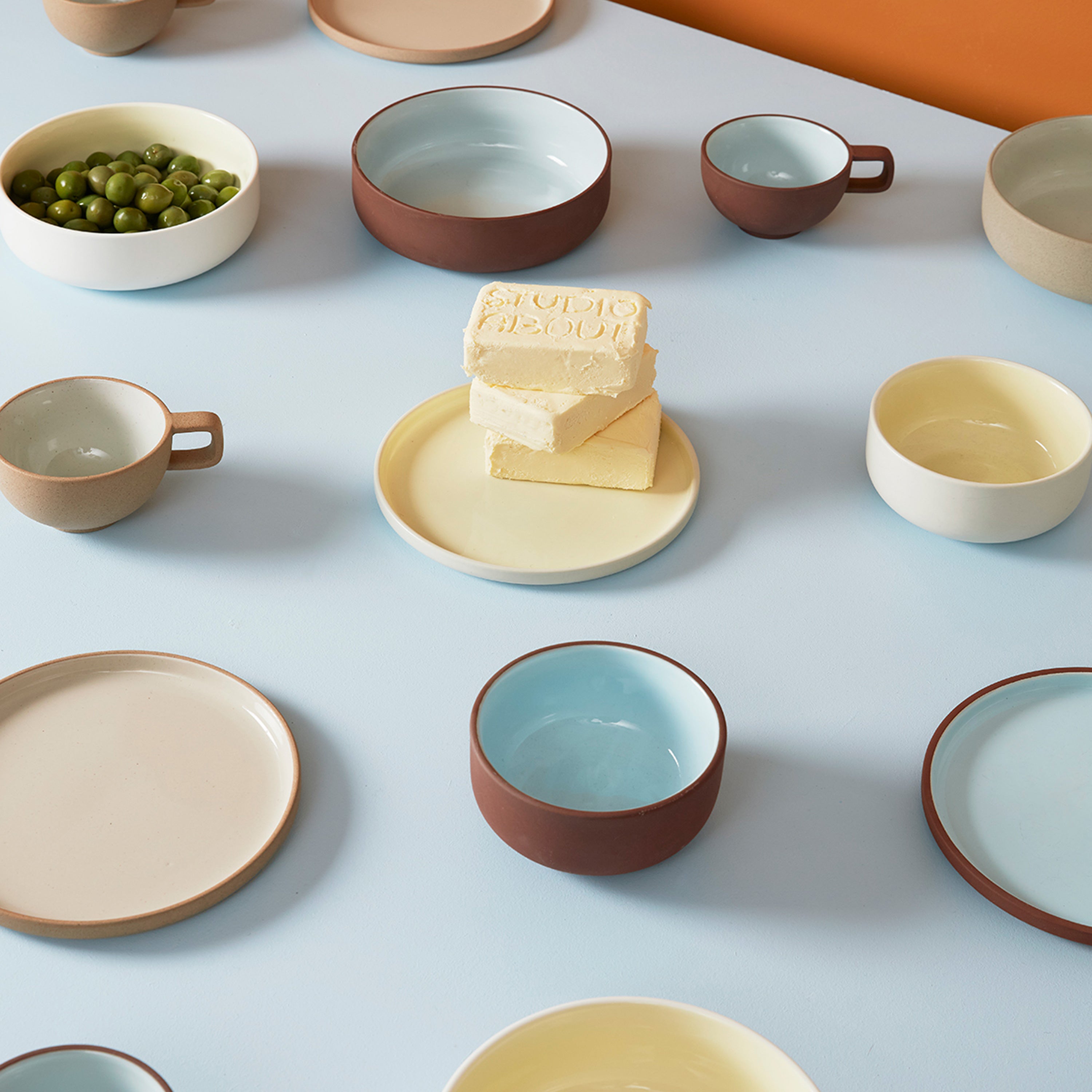 Studio About Clayware Dinerbord Ø 18,5 cm - Set van 2 - Ivory