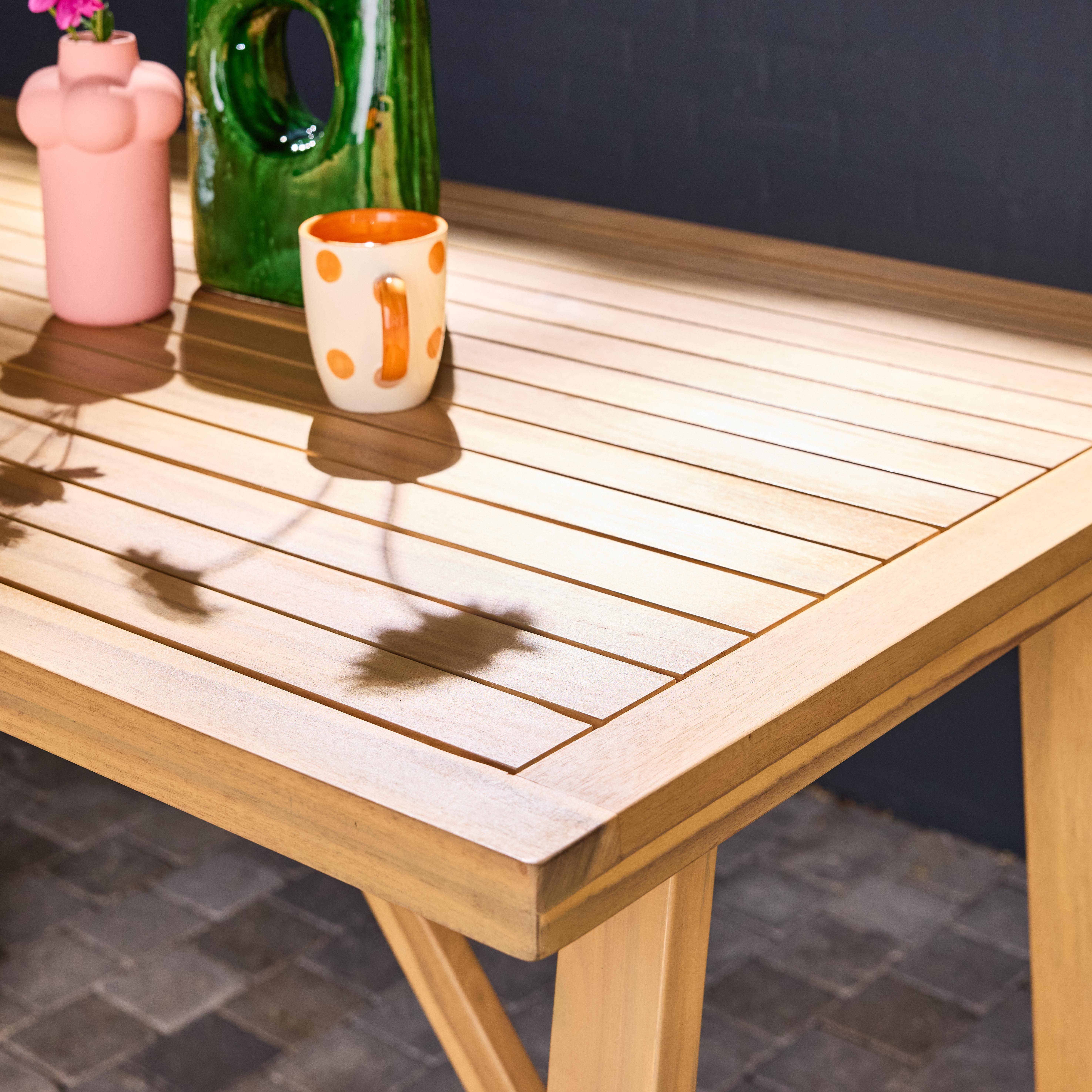 Paloma - Mesa alta de jardín de madera de acacia, 4 personas