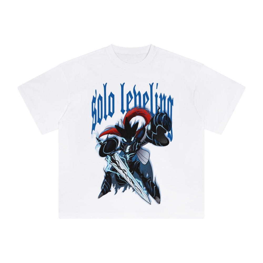 Unisex Anime Inspired Washed  Vintage T-Shirt