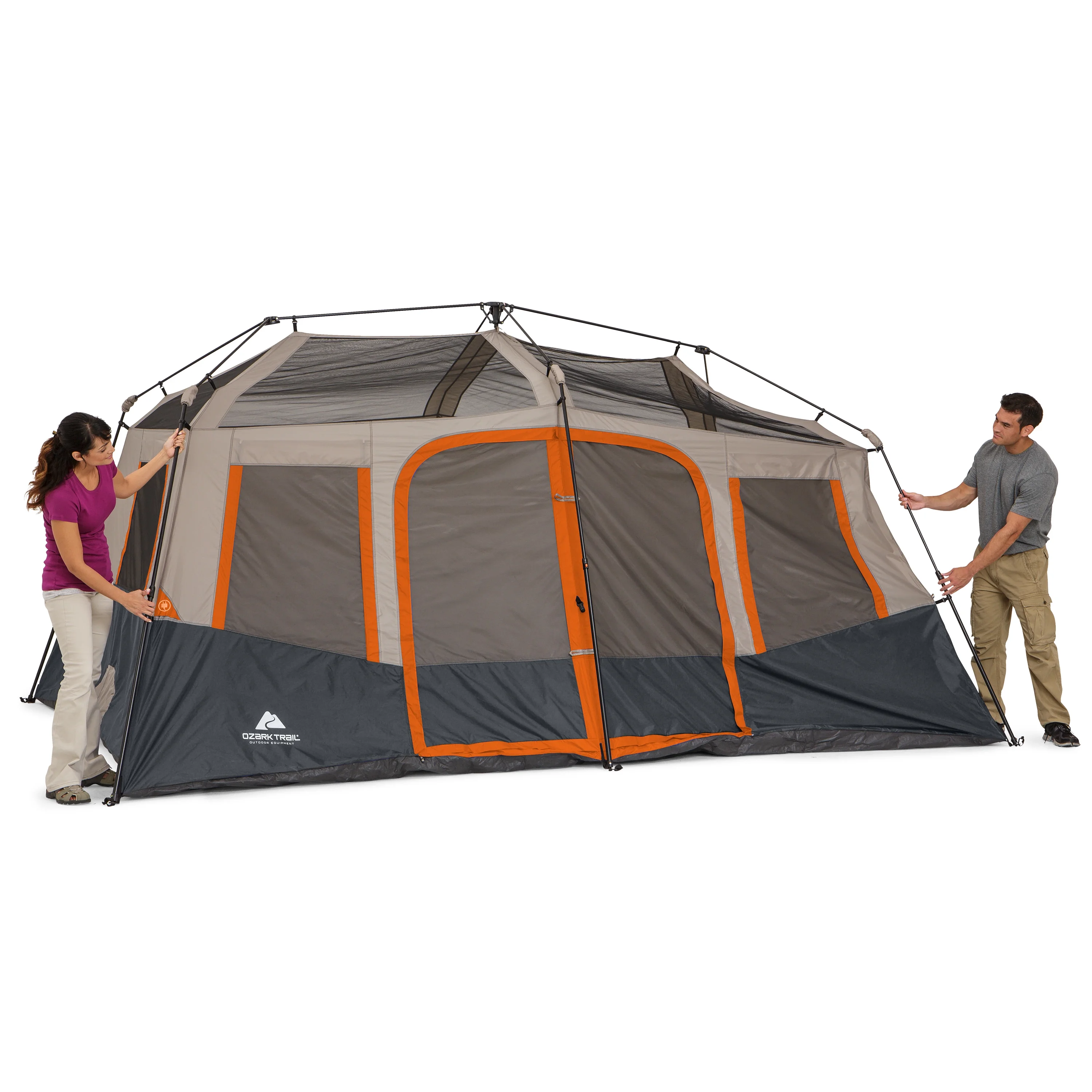 Ozark Trail 10-Person Instant Cabin Tent – 2-Room Family Camping Tent with Rainfly - Image 12