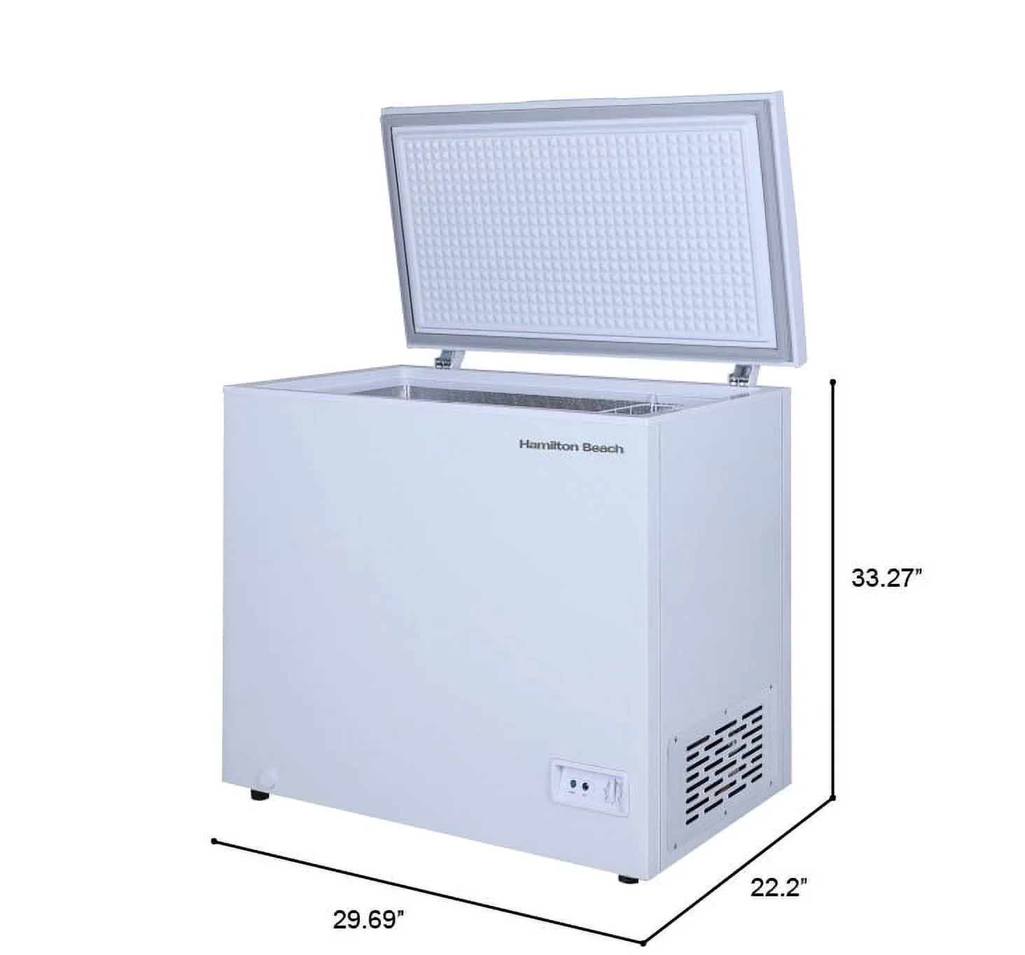 Hamilton Beach 5.0 Cu. Ft. Chest Freezer, White, HBFRF510