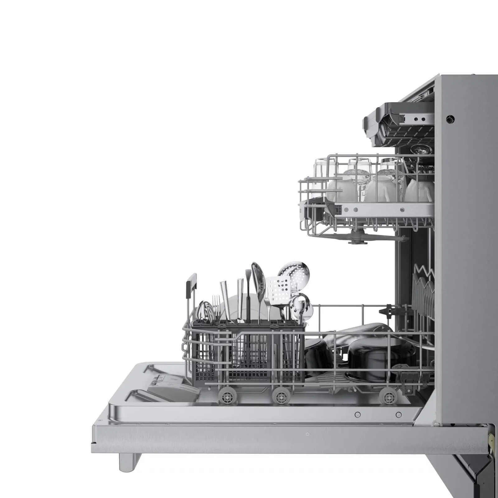 Bosch 800 Series 18″ Stainless Steel Built in Dishwasher-SPX68B55UC
