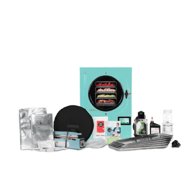 Right Medium Freeze Dryer with Mylar Starter Kit, Stainless Steel, 6L Capacity, -46°F Temperature