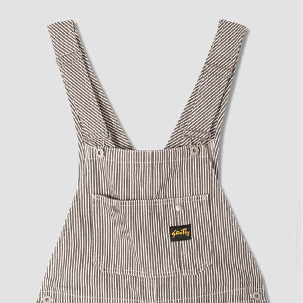 Stan Ray - Salopette Earls Bib - Marron Rayures