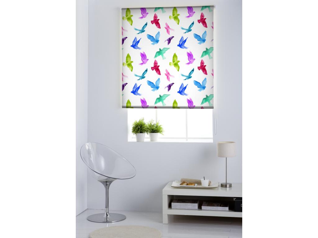 Hogarlujo | Estores Personalizados Easyfix ANIMALES | 80 x 150 cm (Ancho por Alto) Tamaño de Tela 77 x 150 cm | Modelo A-3149 Color Unico