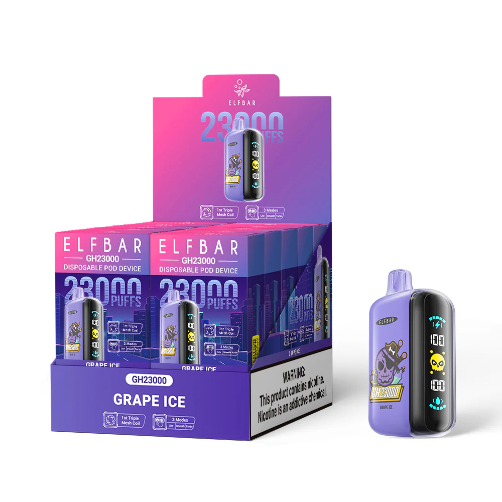 ELFBAR GH23000 kertakäyttöinen sähkötupakka (kaikki maut)