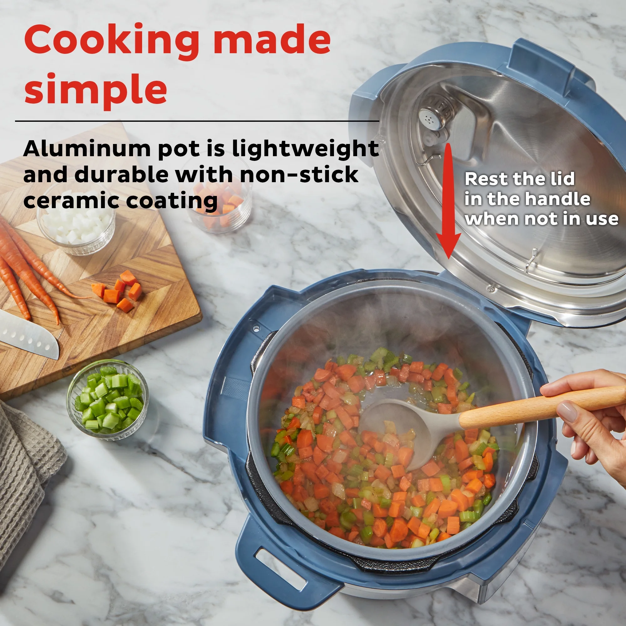 Instant Pot 6Qt RIO Chef Series 7-in-1 Multi-Cooker, Pressure Cooker, Slow Cook, & More, Black - Image 27
