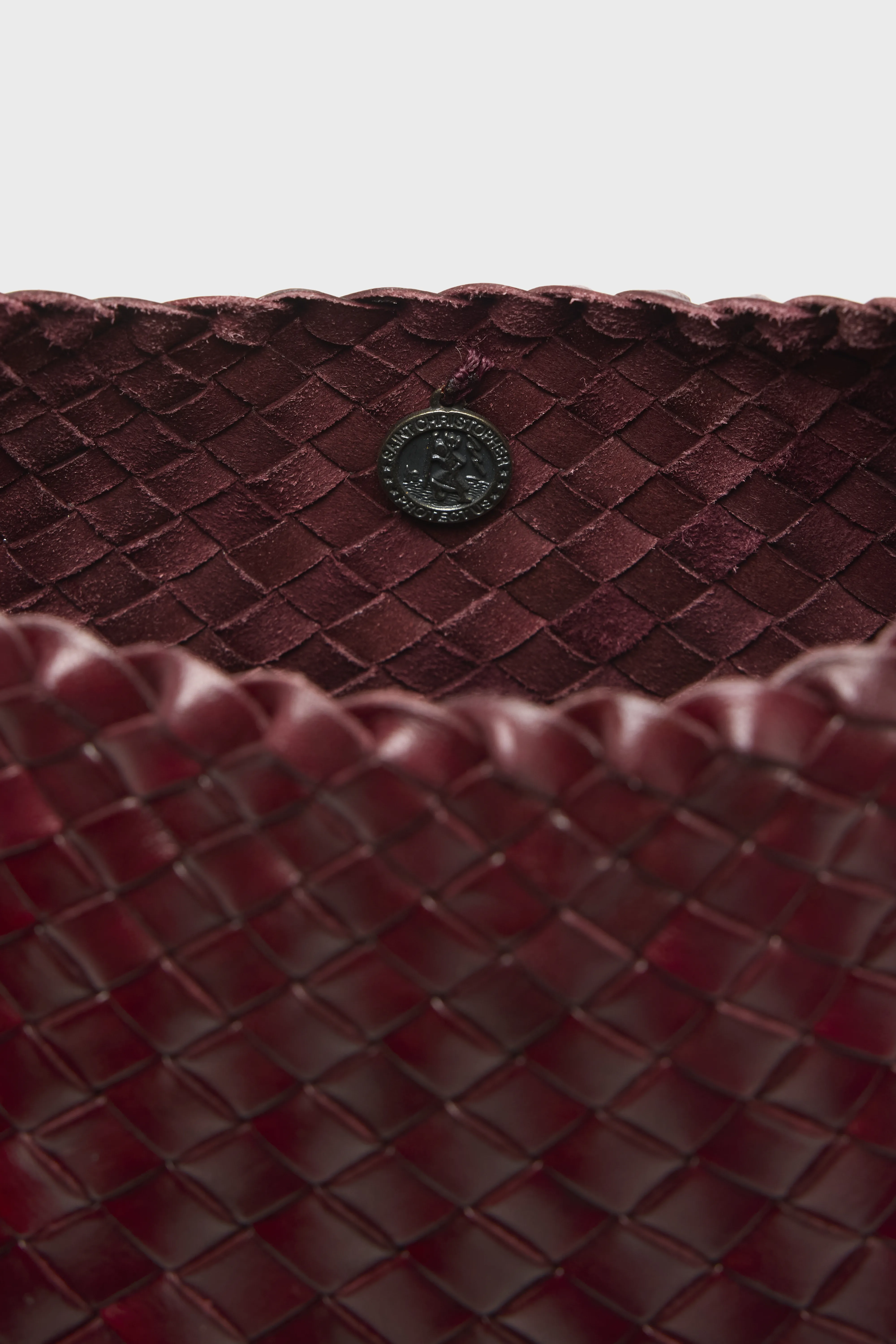 Bellerose Rosanna Bordo Woven Leather Bag  (251 / W / BORDEAUX)