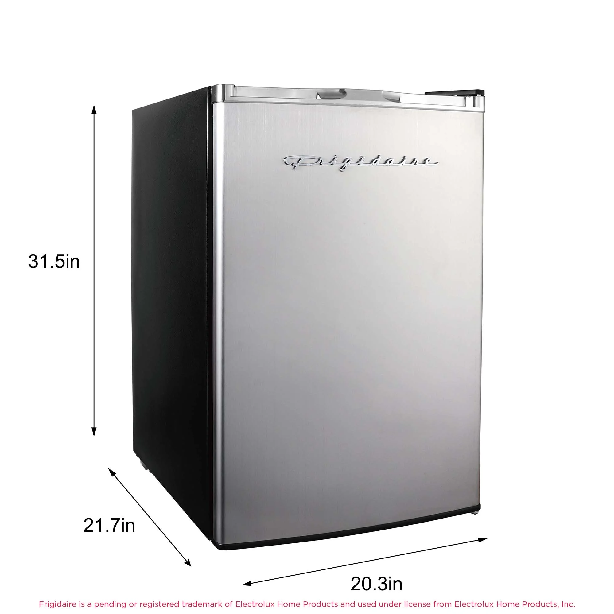 Frigidaire, 4.5 Cu. Ft. Compact Fridge with Chrome Trim - EFR492, Platinum - Image 5