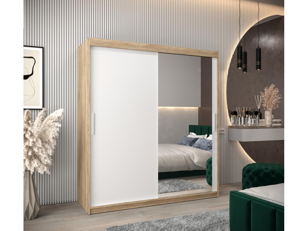 Armario 2 de puertas correderas 200/180/62 2 puertas Nestleare/blanco