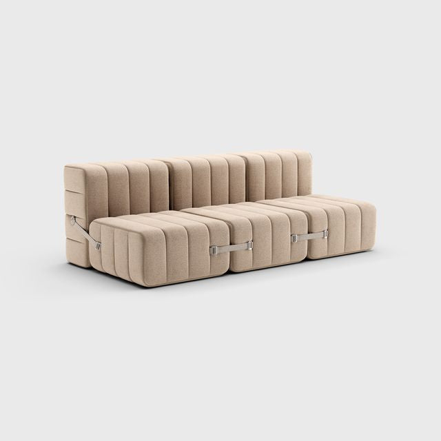 Curt-Set 6 - e.g. Flexibele 3-zitter - Dama - 0029 (Beige   Grijs)