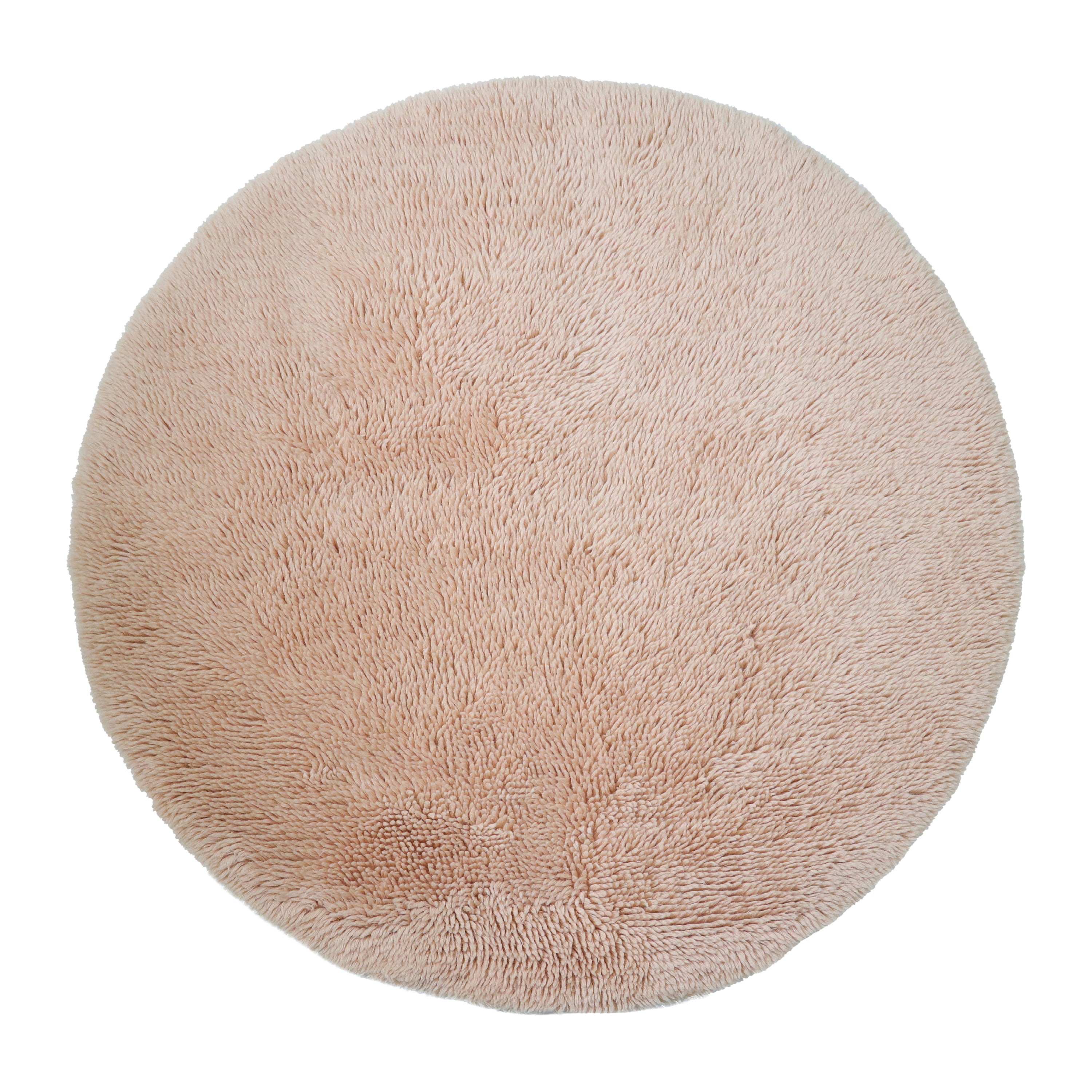 Blokker Fuzz Vloerkleed Ø 240 cm - Roze