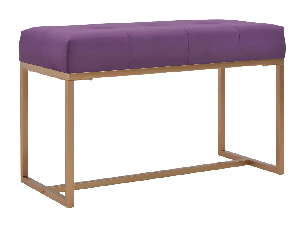 Banco terciopelo morado 80 cm dsb3186241