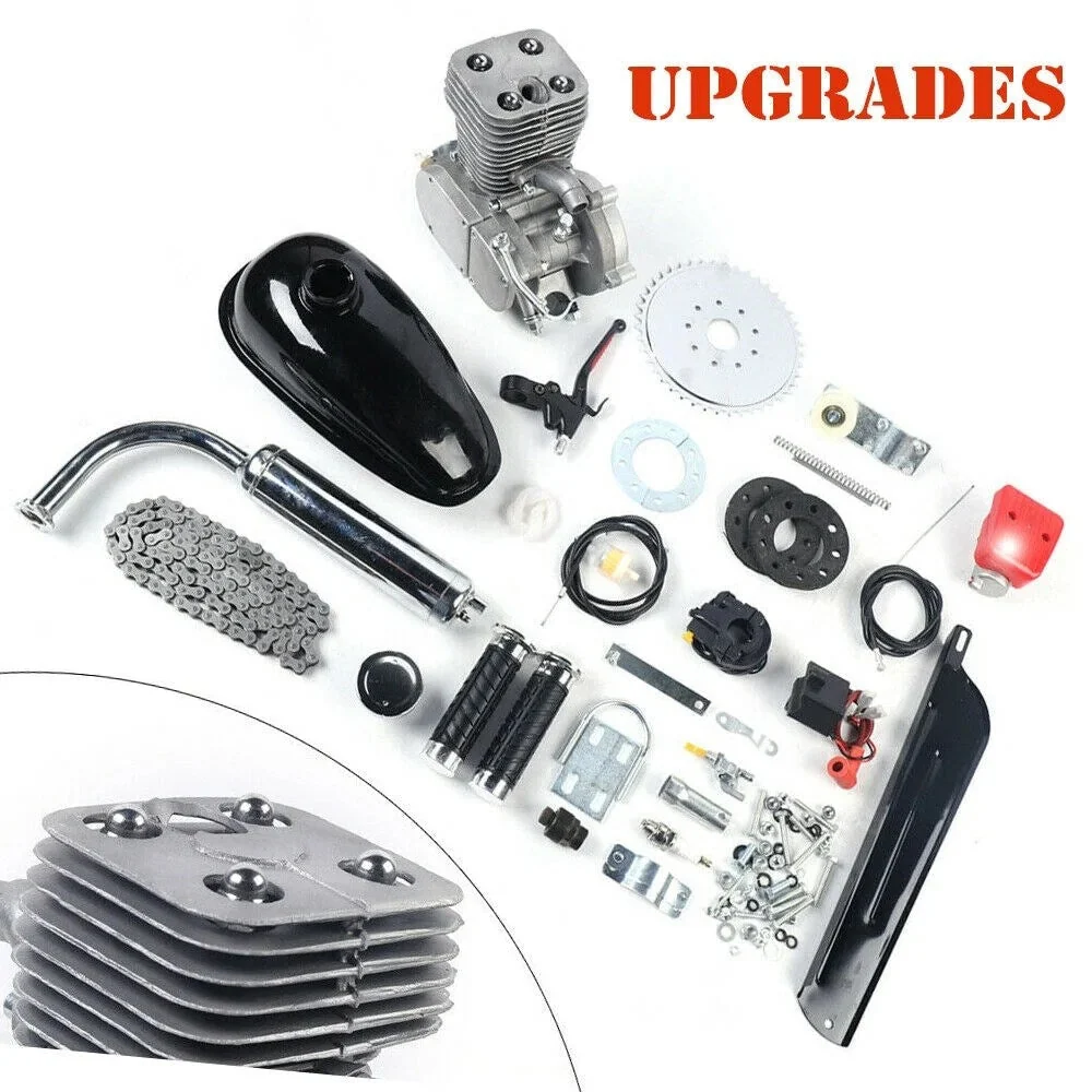 100cc Bicycle Gasoline Engine Kit 2 Stroke Air-Cooling CDI Ignition - Image 10 100cc Bicycle Gasoline Engine Kit 2 Stroke Air-Cooling CDI Ignition - Image 10